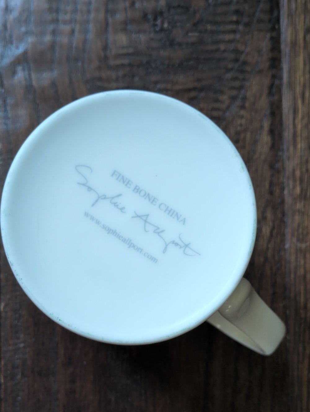 SOPHIE ALLPORT I 'Woof!' Brown Dogs Pattern Fine Bone China Ceramic Mug - Picture 8 of 13